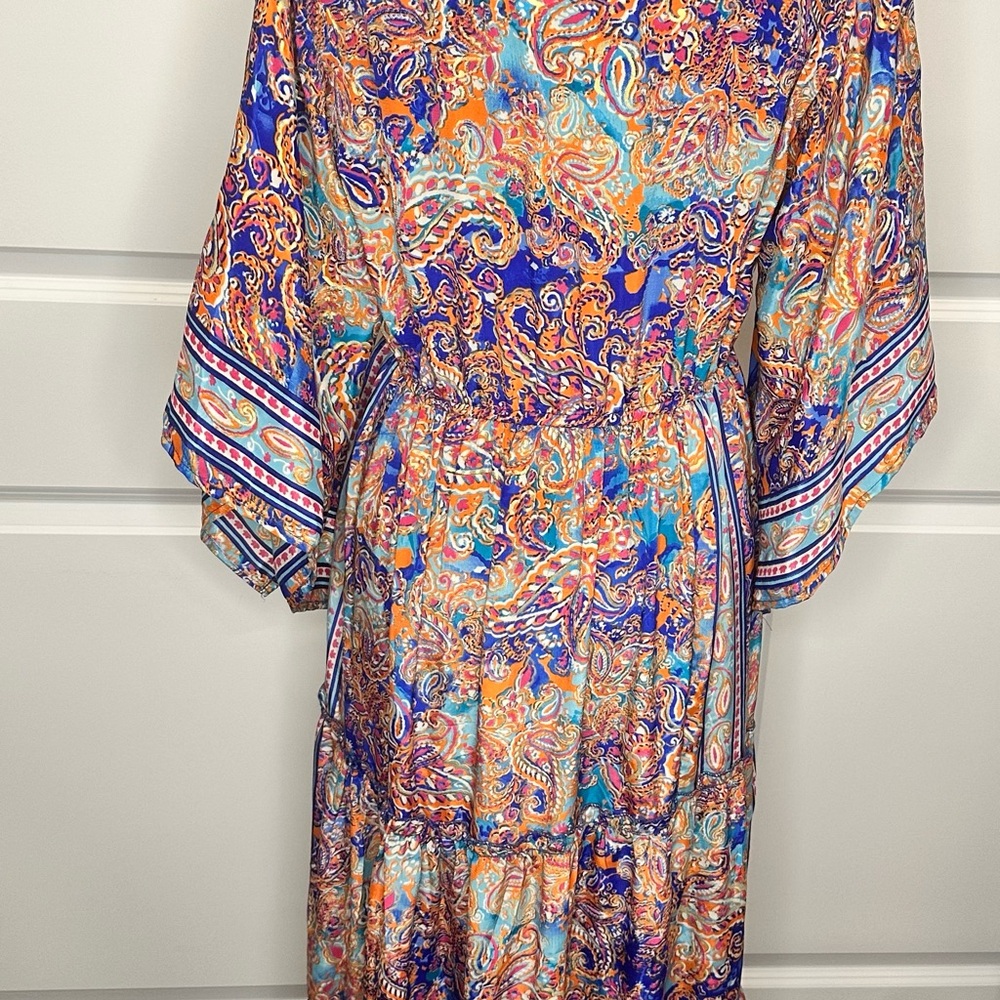 Colorful Paisley Women's Dress